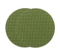 Garneck Tapis de Yoga Antidérapant Vert en Eva Confortable pour Genoux Coussin de Protection pour Exercices de Yoga et Contemplation