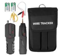 Garneck Testeur de Câble Réseau Multifonction Émetteur-récepteur, Détecteur de Ligne Rj11/rj45, Testeur de Continuité et Polarité, Outil Professionnel pour Suivi et Diagnostic Câblage,