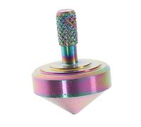 Garneck Toupie Vintage Mini Gyroscope de Bureau Antistress Éducatif Portable pour Adultes