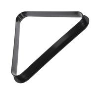 Garneck Triangle de Billard Mini en Plastique Noir Support Robuste pour Organiser Les Boules de Billard Adapté à Domicile et Clubs