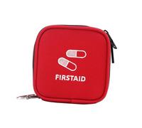 Garneck Trousse de de Voyage Rouge en Tissu Oxford Imperméable Paquet de Rangement d'Urgence Compact Fermeture Éclair pour Activités de Plein Air et Situations d'Urgence