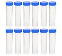 Garneck Tubes à Centrifuger Scientifiques 50 Ml 50 Pièces Plastique Transparent Autoportants Bouchons à Vis pour Laboratoires Biochimie Analyses Précises et Échantillons Couleur Aléatoire