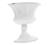 Garneck Vase Mural Blanc Style Ferme Pot Décoratif Polyvalent pour Fleurs Décoration Campagne pour Intérieur et Extérieur Vase Traditionnel Ambiance Vintage