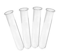 Garneck Vases Hydroponiques en Verre Transparents 4 Pcs pour Propagation De Plantes, Décor Mural Et Culture Hydroponique, Tubes à Essai Élégants pour Terrariums Petits