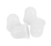 Garneck Ventouse à vide en silicone, ensemble de 4 ventouses manuelles pour massage corporel, effet de vide, pour usage domestique et massage aux ventouses