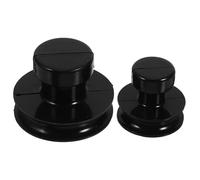 Garneck Ventouses pour Bols Chantants 2pcs en Caoutchouc Poignée 2.36x2.36x1.65in Accessoires de Levage Adaptés et Thérapie Sonore