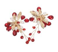 Garneck Wedding Shoe Clips Décor Élégants avec Cristaux et Perles Amovibles Accessoires Décoratifs pour Chaussures de Mariage Clip Fleur Dragonfly pour Femmes Léger et Confortable pour