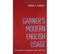 Garner's Modern English Usage
