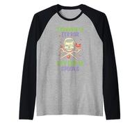Garni dans la Terreur dans Spooks Effrayant barbier Halloween Manche Raglan