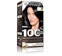 Garnier - 100% Ultra Brun - Coloration Permanente Noir - Le Noir Intense 1.0