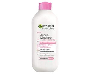 Garnier Acqua Micellare + Latte Idratante Micellare per Pelli Secche, Strucca, Deterge e Idrata, 400ml