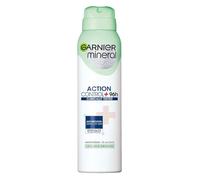 Garnier Action Control Clinical Tested 96+h Lot de 6 déodorants en spray anti-irritation doux sur la peau Minéraux absorbants anti-transpirants 0 % d'alcool 150 ml