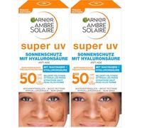 GARNIER AMBRE SOLAIRE - ANTI AGE SUPER UV HYALURONSAURE - 50ML (Lot de 2)