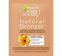 Garnier Ambre Solaire Natural Bronzeur Lingettes Bronzantes Visage & Corps 5,6 ml