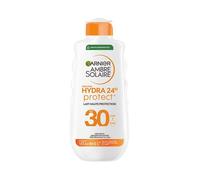 Garnier Ambre Solaire Hydra Protect+ Lait Solaire 24h SPF 30 Protection UVA et UVB avec Vitamine C 175 ml