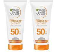Garnier Ambre Solaire Hydra Protect 24H Lait Très Haute Protection SPF50+ 50mL (Lot de 2)