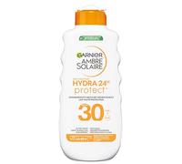 Garnier Ambre Solaire Hydra Protect+ Lait Solaire 24h SPF 30 Protection UVA et UVB avec Vitamine C 175 ml