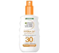 Garnier Ambre Solaire Hydra Protect+ Lotion solaire 24 h LSF 30 Protection UVA et UVB avec Vitamine C 150 ml