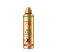 GARNIER Ambre Solaire Ideal Bronze - Brume Protectrice Invisible FPS 30 - Protège des UVA & UVB - Bronzage Éclatant - Résiste à L'eau - Vegan & Cruelty Free - Tous Types de Peaux - 150 ml