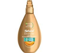 Garnier Ambre Solaire Latte Autoabbronzante Natural Bronzer, Risultato Visibile in 1 Ora, Arricchito con Olio d'Albicocca Nutriente, Formula Vegana, 150 ml
