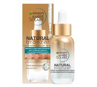 Garnier Ambre Solaire Natural Bronzer Sérum Autobronzant Visage 30ml | Acide hyaluronique & eau de coco, Hâle progressif personnalisable, Vegan, Hydrate & éclat, Sans Trace, Bronzage sur mesure