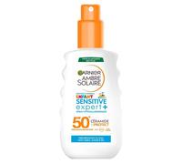Garnier - Ambre Solaire Sensitive Expert+ Enfant Spray Solaire Hypoallergénique Enfant Fps50+ Peaux Sensibles Hp 150 Ml