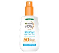 Garnier Ambre Solaire Spray SPF50+ Céramides Protège UVA/UVB Résistant à l'eau 150 ml