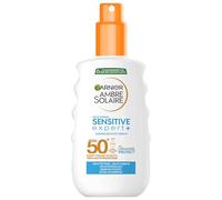 Garnier Ambre Solaire Sensitive Expert+ Spray Solaire Sensitive Expert+ 150ml SPF 50+ Spray Imperméable et sans résidus pour peaux sensibles