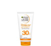 Garnier Ambre Solaire SPF 30 Hydra 24 Hour Protect High Protection UVB & UVA Hydrating Sun Cream Lotion, 50ml