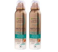 Garnier Ambre Solaire Spray autobronzant avec huile de noyau d'abricot, accélérateur de bronzage doré, 150 ml, Tous teints (Lot de 2)