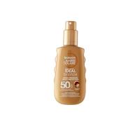 Garnier Ambre Solaire - Spray Lait Solaire SPF 50+ - Bronzage Intense - Anti-âge - Imperméable - Avec Complexe Vita-Mélanine - Ambre Solaire - Ideal Bronze - 150 ml