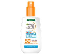 GARNIER Ambre Solaire Spray Solaire Enfant Sensitive Expert+ SPF50+ - 150 ml