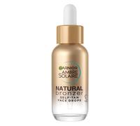 Garnier Serum Autobronzant Hydratant Visage Ambre Solaire Natural Bronzer au Bronzage Actif d'Origine Végétale Formule Vegan Sans Parfum à l'Acide Hyaluronique et à l'Eau de Coco - Flacon de 30ml