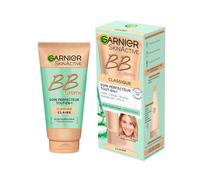 Garnier - BB Crème Classique - Soin Perfecteur Tout-en-1 Anti-Imperfections - FPS 15 - Enrichi en Acide Hyaluronique & Aloe Vera - Pour Tous Types de Peaux - Teinte : Claire - Skin Active - 50 ml