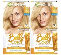 Garnier - Belle Color - Coloration Crème Permanente - 112 Blond Très Très Clair Doré Naturel - 2x100ml (Lot de 2)