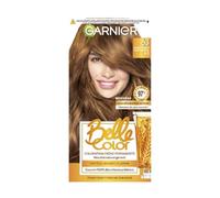 Garnier Belle Color Coloration Permanente 63 Blond Foncé Doré 100ml | Huile germe de blé, Couvre 100% cheveux blancs, Texture crème facile, Soin réutilisable nourrissant