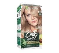 Garnier Belle Color Naturals Coloration Permanente pour une couleur éclatante jusqu'à 8 semaines, sans ammoniaque, 90 % d'origine naturelle, blond clair cendré 8.11