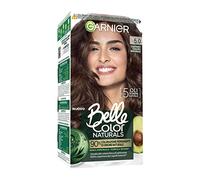 Garnier Belle Color Naturals Coloration permanente pour une couleur éclatante jusqu'à 8 semaines, sans ammoniaque, 90 % d'origine naturelle, brun clair naturel 5.0