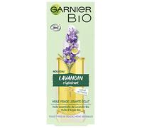 Garnier Bio - Huile Visage Lissante Éclat - Huile Essentielle de Lavandin Bio et Huile d’Argan Bio - Pour Tous Types de Peaux, Même Sensibles - 30 ml
