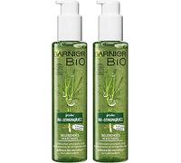 Garnier Bio Lessive Bio Lemongrass - Cosmétique Naturelle - Nettoyage Visage à la glycérine - Huile Essentielle (2 x 150 ml)