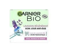 Garnier Bio - Soin Jour Anti-Âge - Lavandin Régénérant - Tous Types de Peaux Même Sensibles - 50 ml