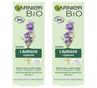 Garnier Bio - Soin Yeux Anti-Âge - Lavandin Régénérant - Lot de 2 x 15 ml