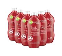 GARNIER Body Crème Hydratante Corps Réparateur / Lait Corps Réparateur pour un soin hydratant intensif (avec micro sève d'érable - pour peaux très sèches - testé dermatologiquement) 6 x 400 ml