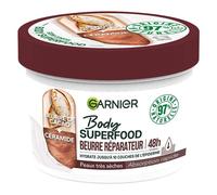 Garnier - Body Superfood - Crème Soin Corps Réparatrice - Hydratation 48H - Formule Vegan & à 97% d'Origine Naturelle - Au Beurre de Cacao & Céramide - Pour Peaux Sèches - 380 ml