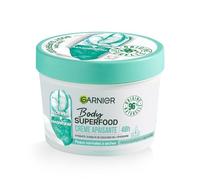 Garnier - Body Superfood - Crème Soin Corps Apaisante - Hydratation 48H - Formule Vegan & à 96% d'Origine Naturelle - À l'Aloe Vera & Magnésium - Pour Peaux Normales à Sèches - 380 ml