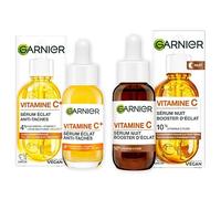 Garnier Coffret Sérums Jour & Nuit Vitamine C - Anti‑taches & Booster d'éclat - 2 x 30 ml