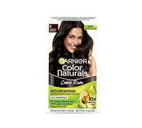 Garnier Color Naturals Nourishing Permanent Hair Colour Cream - Darkest Brown 3 1 Set by Garnier