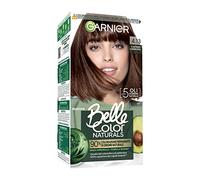 Garnier Coloration permanente, belles couleurs naturelles, pour une couleur claire jusqu'à 8 semaines, sans ammoniaque 90% d'origine naturelle, marron clair 4.13