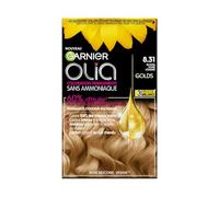 GARNIER - Coloration Permanente Douce Sans Amoniaque, Blond Doré Cendré Lumineux à l’Huile Olia (Boîte) - Le Lot De 3