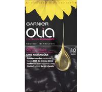 Garnier - Coloration Permanente Noir Absolu 1.0 - Olia - 120G - Lot De 2 - Livraison Rapide En France - Prix Par Lot
